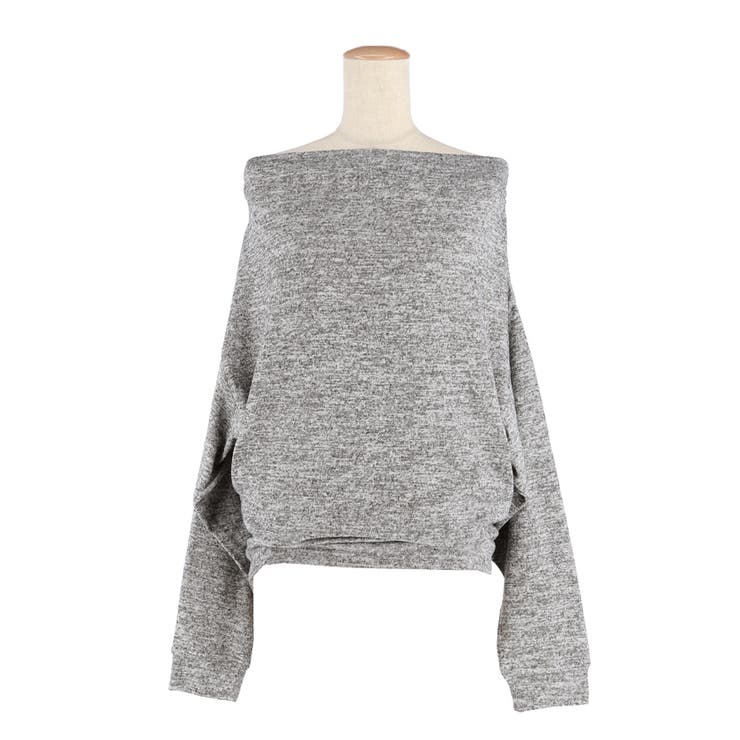 微起毛オフショルダートップス | coca | 詳細画像3 