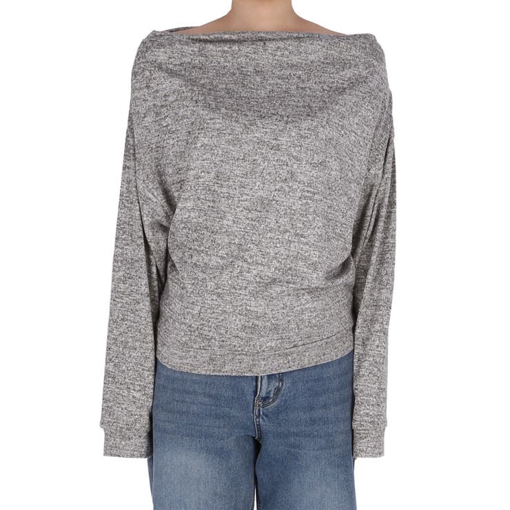 微起毛オフショルダートップス | coca | 詳細画像4 