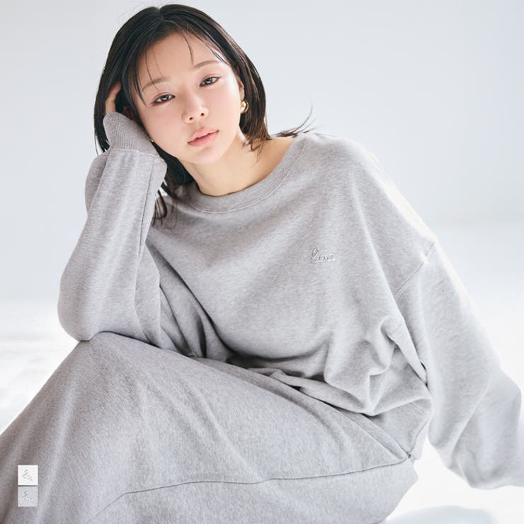 裏毛ロゴクロップドスウェット | coca | 詳細画像1 