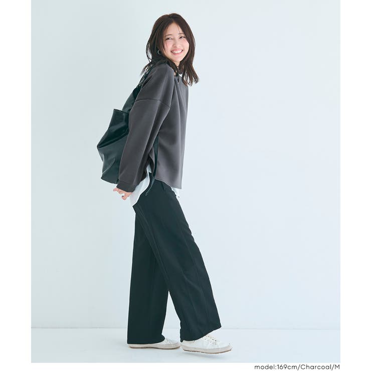 ソフトスウェット裾スリットプルオーパー | coca | 詳細画像15 