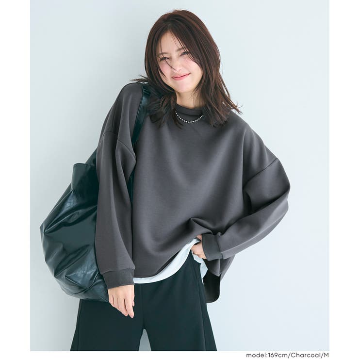 ソフトスウェット裾スリットプルオーパー | coca | 詳細画像16 