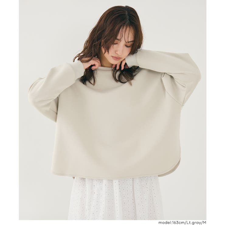 ソフトスウェット裾スリットプルオーパー | coca | 詳細画像24 