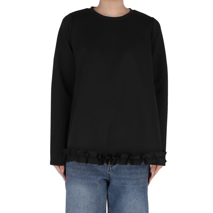 スムース裾フリルAライントップス | coca | 詳細画像4 