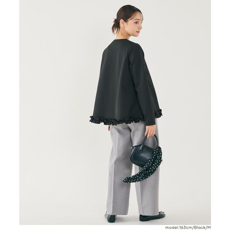 スムース裾フリルAライントップス | coca | 詳細画像9 