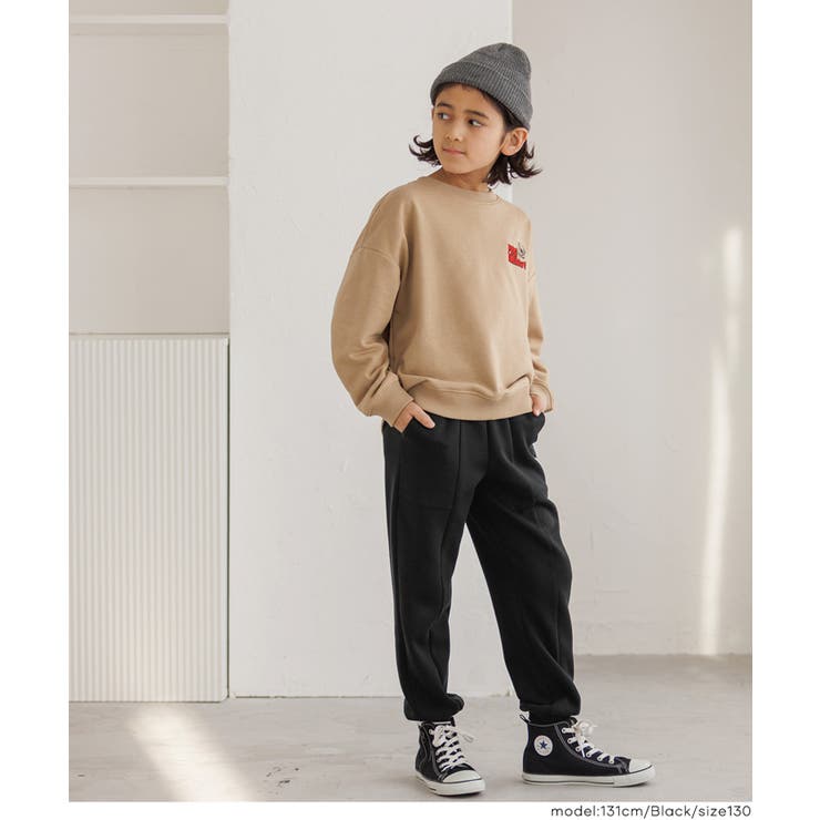 【DAILY WARM】裏起毛ダンボールジョガーパンツ キッズ | coca | 詳細画像11 