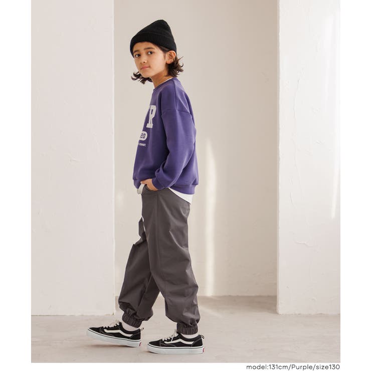 裏起毛ダンボールロゴトップス キッズ | coca | 詳細画像12 