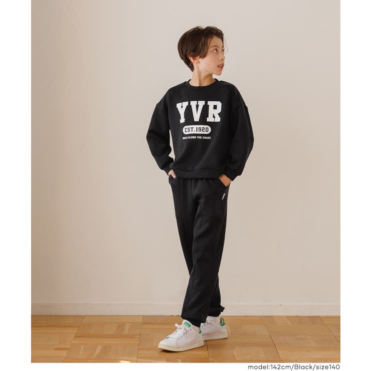 裏起毛ダンボールロゴトップス キッズ | coca | 詳細画像7 