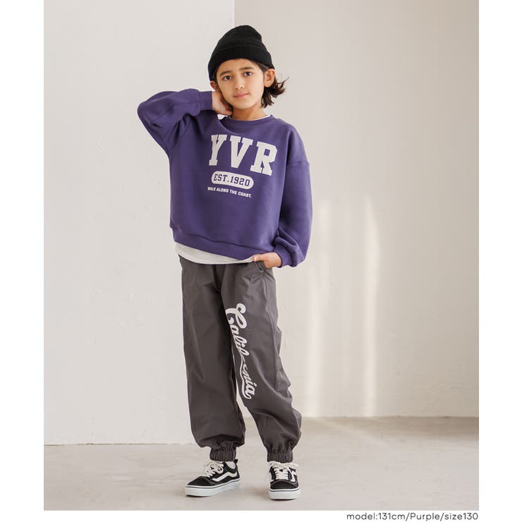 裏起毛ダンボールロゴトップス キッズ | coca | 詳細画像8 