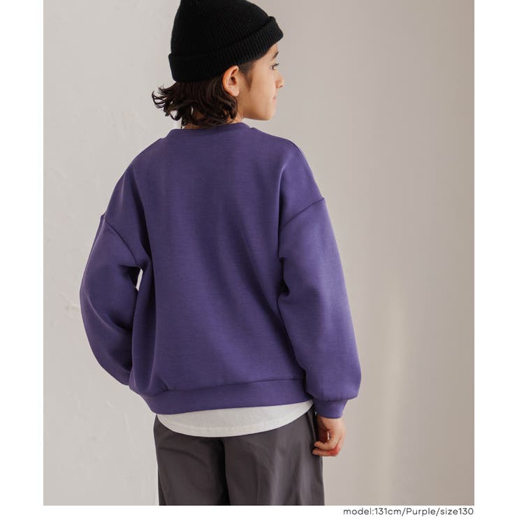 裏起毛ダンボールロゴトップス キッズ | coca | 詳細画像10 