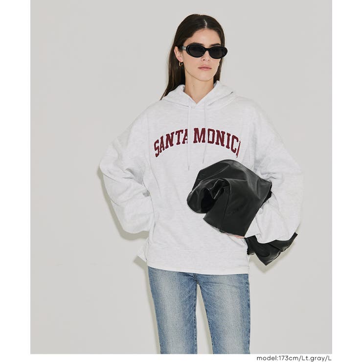 裏起毛刺繍ロゴパーカー | coca | 詳細画像15 