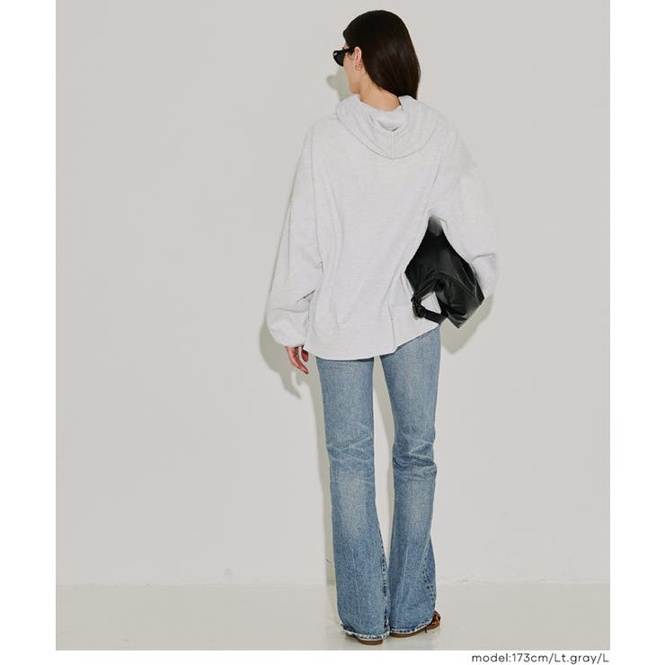 裏起毛刺繍ロゴパーカー | coca | 詳細画像17 