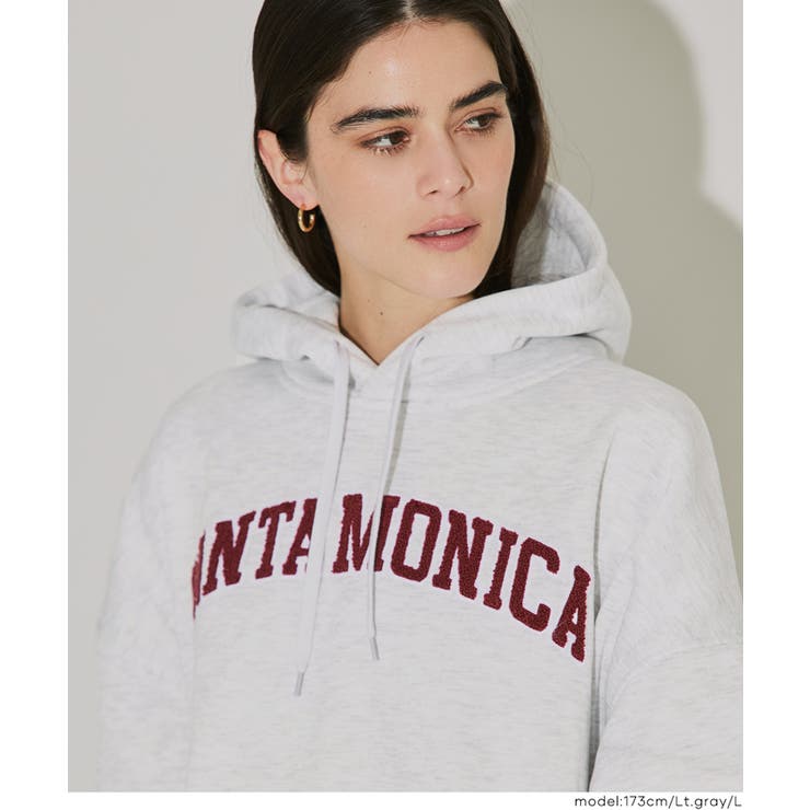 裏起毛刺繍ロゴパーカー | coca | 詳細画像20 