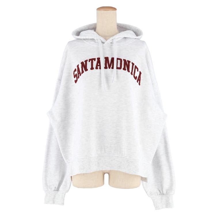 裏起毛刺繍ロゴパーカー | coca | 詳細画像2 