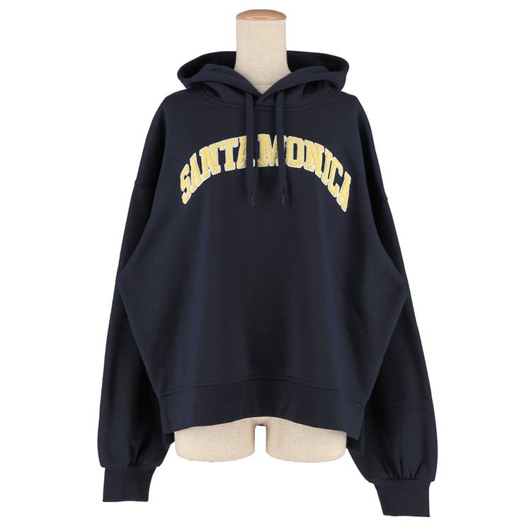 裏起毛刺繍ロゴパーカー | coca | 詳細画像3 