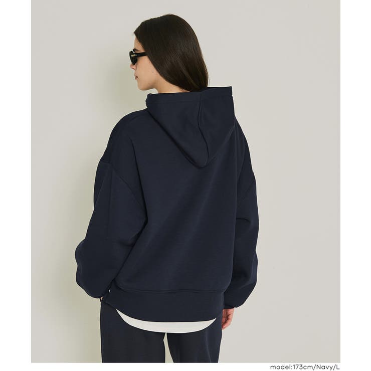 裏起毛刺繍ロゴパーカー | coca | 詳細画像10 