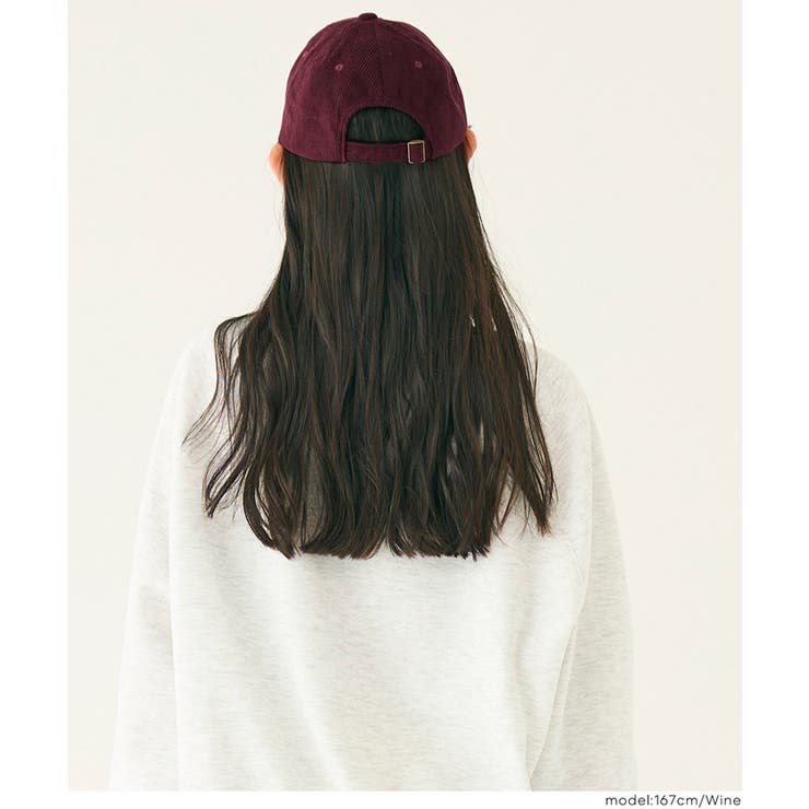 冬スタイルの仕上げに。コーデュロイロゴキャップ | coca | 詳細画像6 