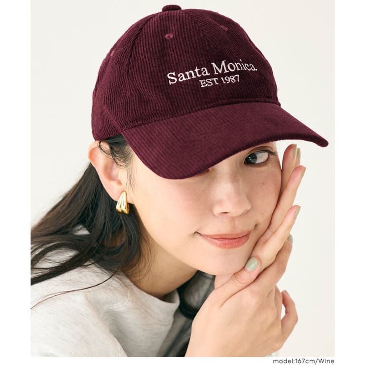 冬スタイルの仕上げに。コーデュロイロゴキャップ | coca | 詳細画像7 