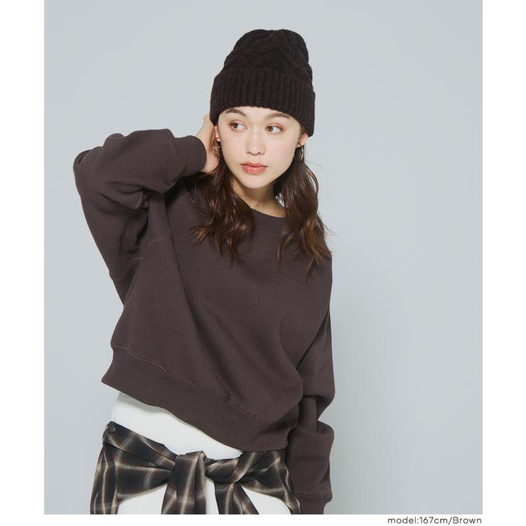 ウール混ケーブルニット帽子 レディース | coca | 詳細画像15 