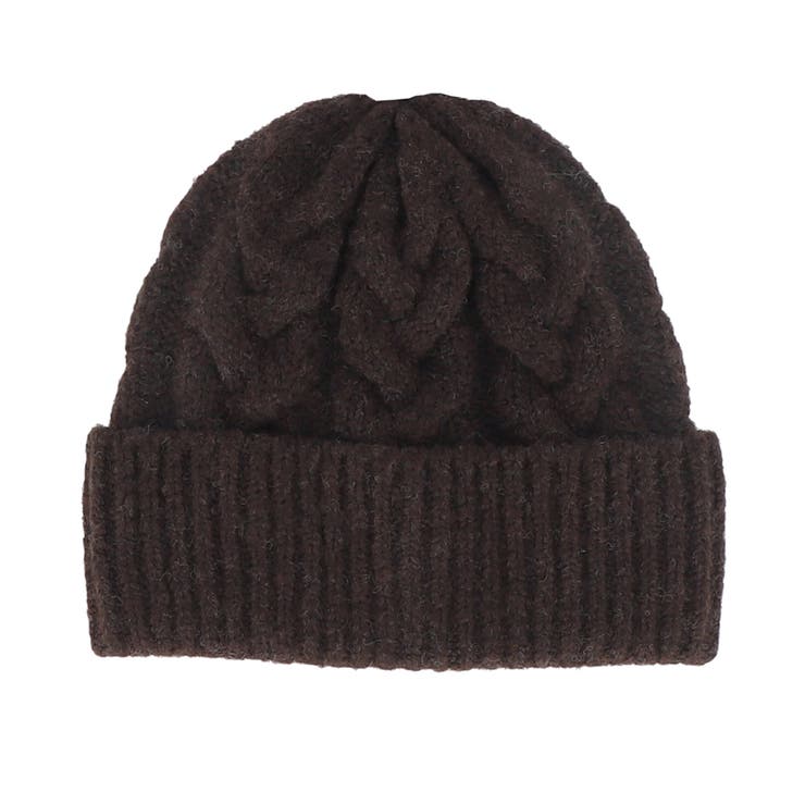 ウール混ケーブルニット帽子 レディース | coca | 詳細画像3 