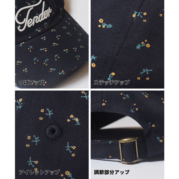 フラワープリントロゴキャップ | coca | 詳細画像10 