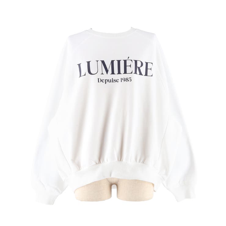 裏起毛ラグランロゴスウェット | coca | 詳細画像2 