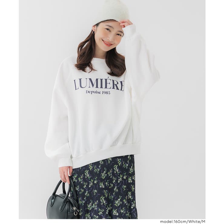 裏起毛ラグランロゴスウェット | coca | 詳細画像22 