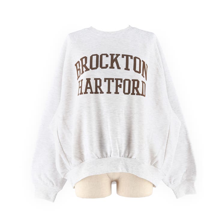 裏起毛ラグランロゴスウェット | coca | 詳細画像3 