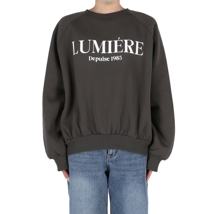 裏起毛ラグランロゴスウェット | coca | 詳細画像6 