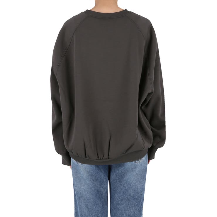 裏起毛ラグランロゴスウェット | coca | 詳細画像8 