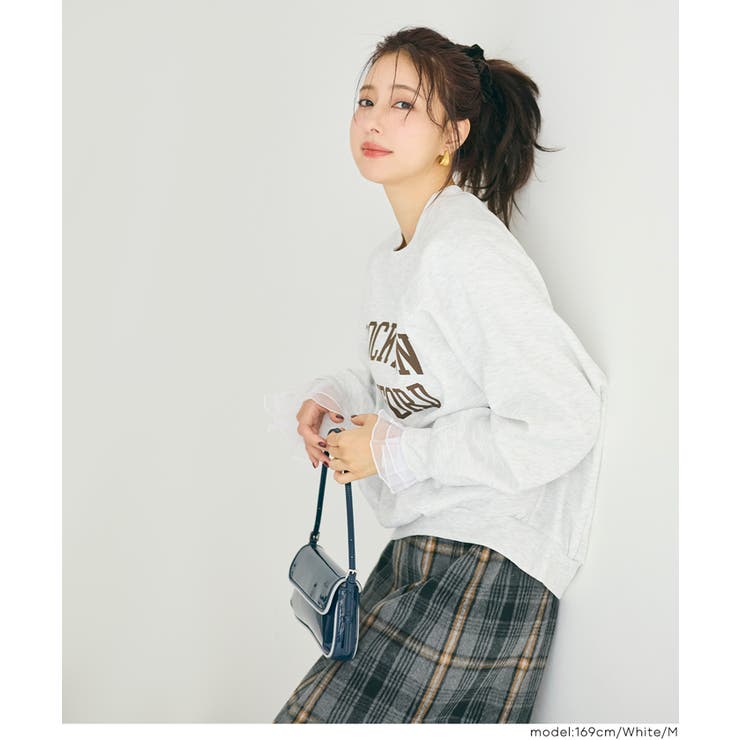 袖チュール切り替えトップス | coca | 詳細画像11 