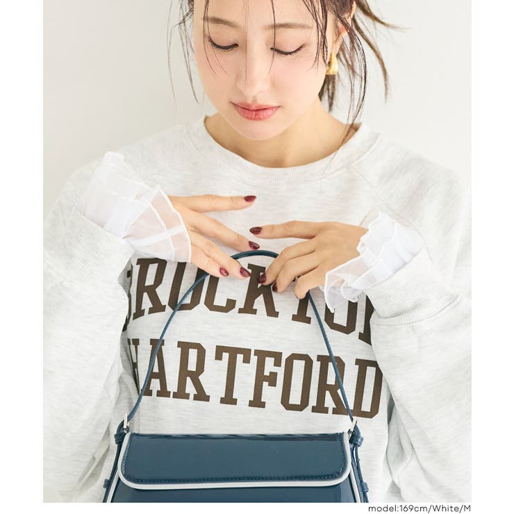 袖チュール切り替えトップス | coca | 詳細画像12 