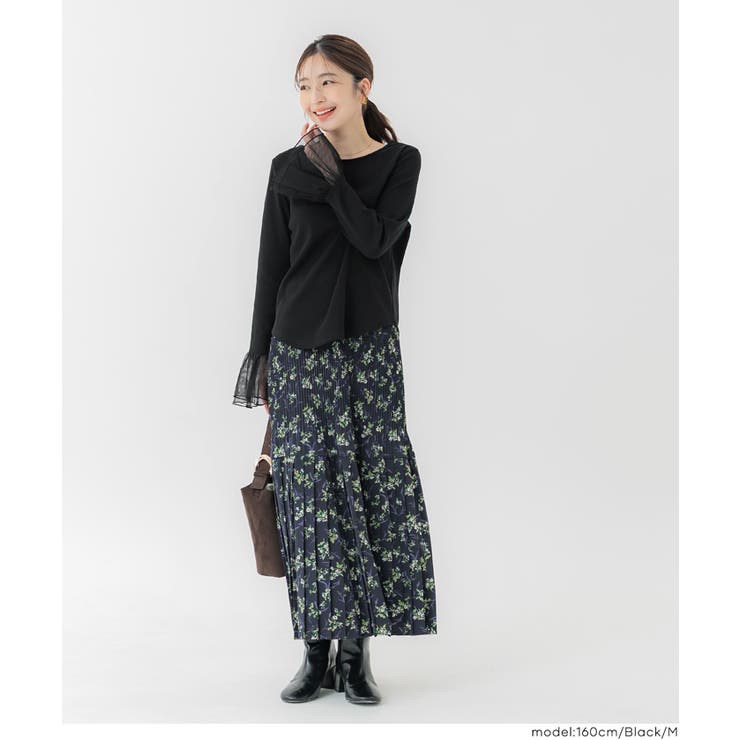 袖チュール切り替えトップス | coca | 詳細画像13 