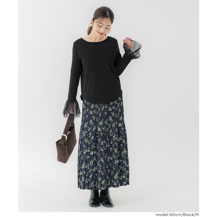 袖チュール切り替えトップス | coca | 詳細画像15 