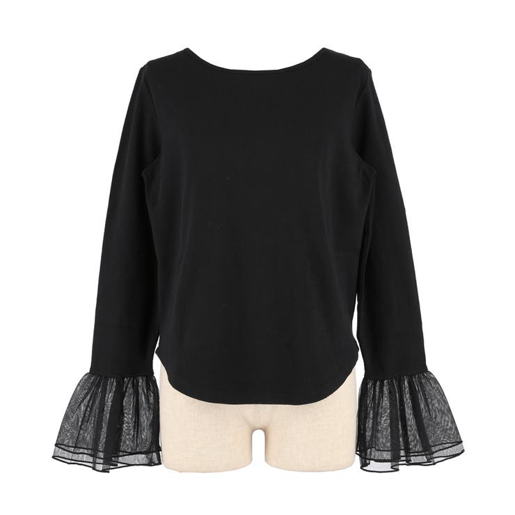 袖チュール切り替えトップス | coca | 詳細画像3 