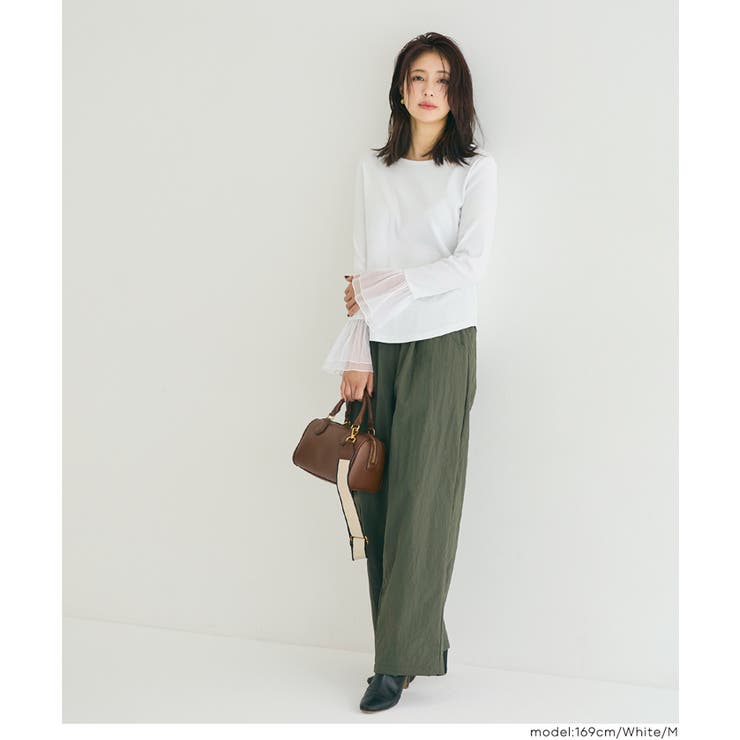 袖チュール切り替えトップス | coca | 詳細画像7 