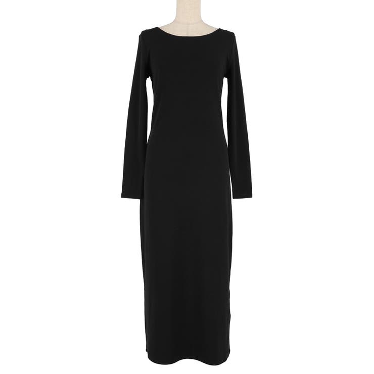 【DAILY WARM】2way裏起毛リブIラインワンピース | coca | 詳細画像3 