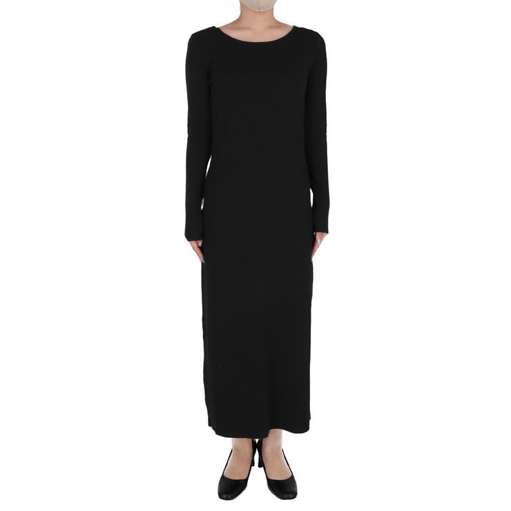 【DAILY WARM】2way裏起毛リブIラインワンピース | coca | 詳細画像4 