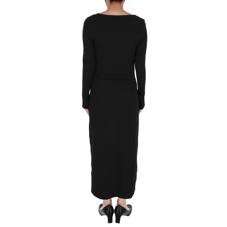 【DAILY WARM】2way裏起毛リブIラインワンピース | coca | 詳細画像6 