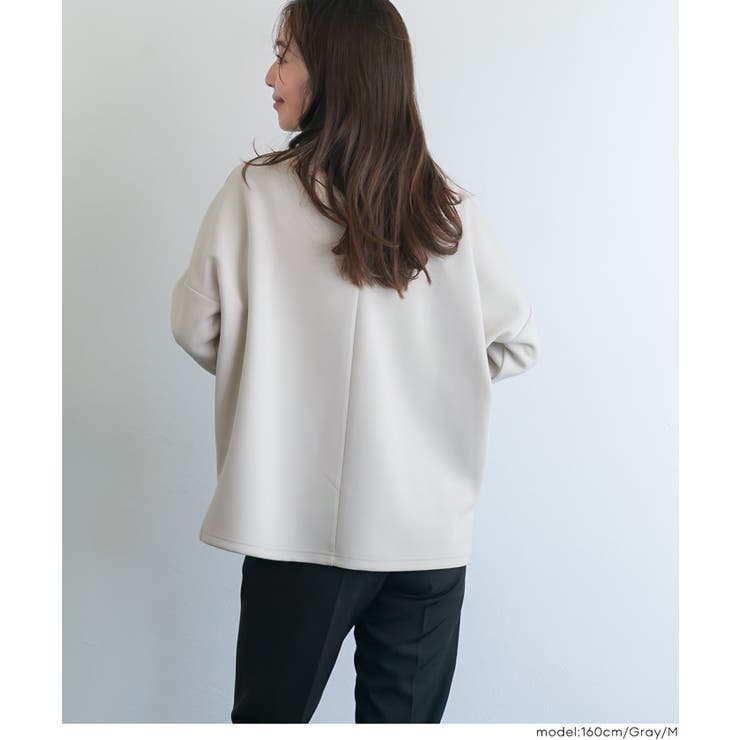 ソフトスウェット ジップトップス | coca | 詳細画像16 