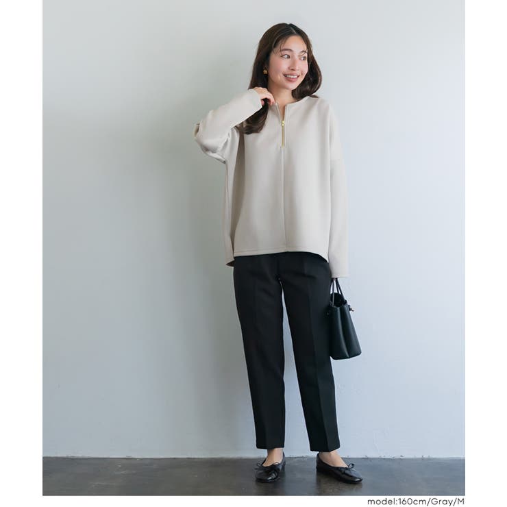 ソフトスウェット ジップトップス | coca | 詳細画像19 