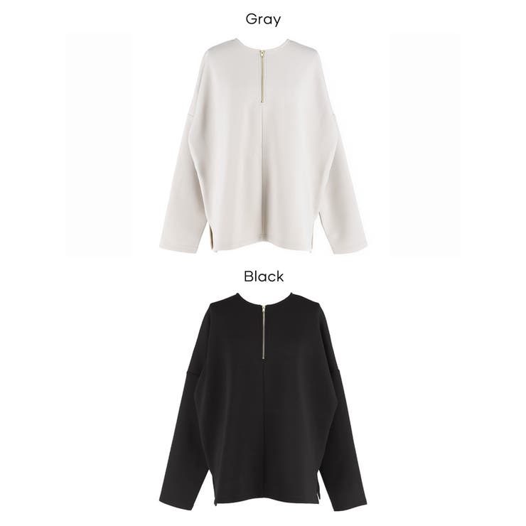 ソフトスウェット ジップトップス | coca | 詳細画像22 