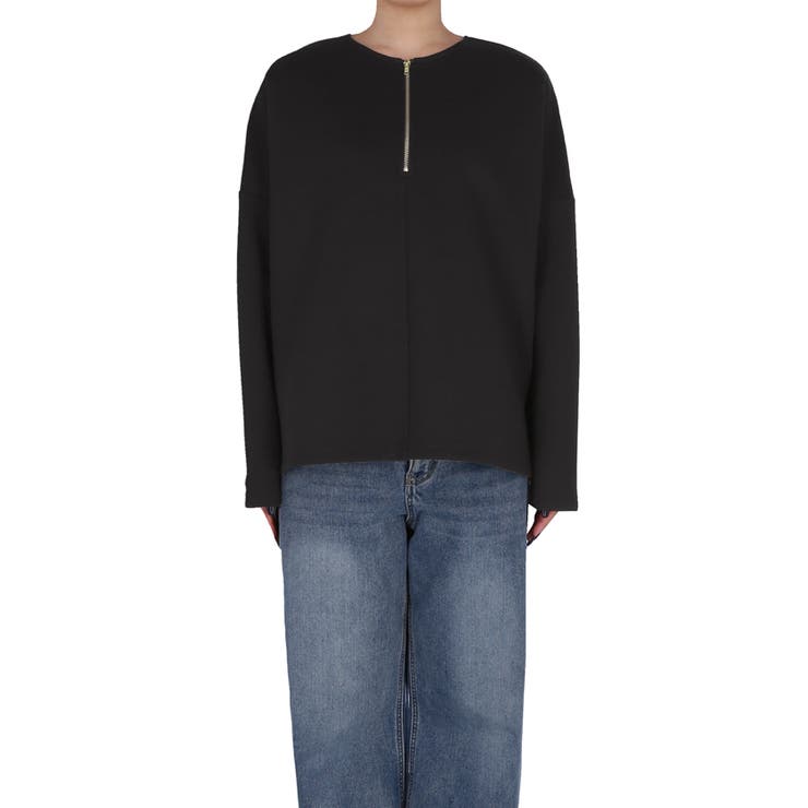 ソフトスウェット ジップトップス | coca | 詳細画像4 