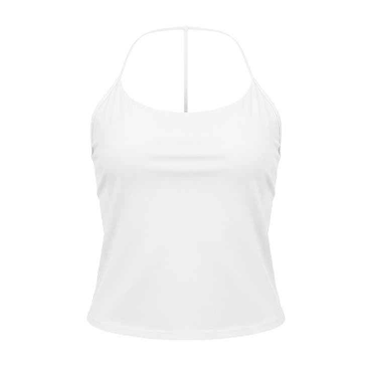 華奢ストラップで魅せる、クロスキャミソール【OUT BRA】[品番