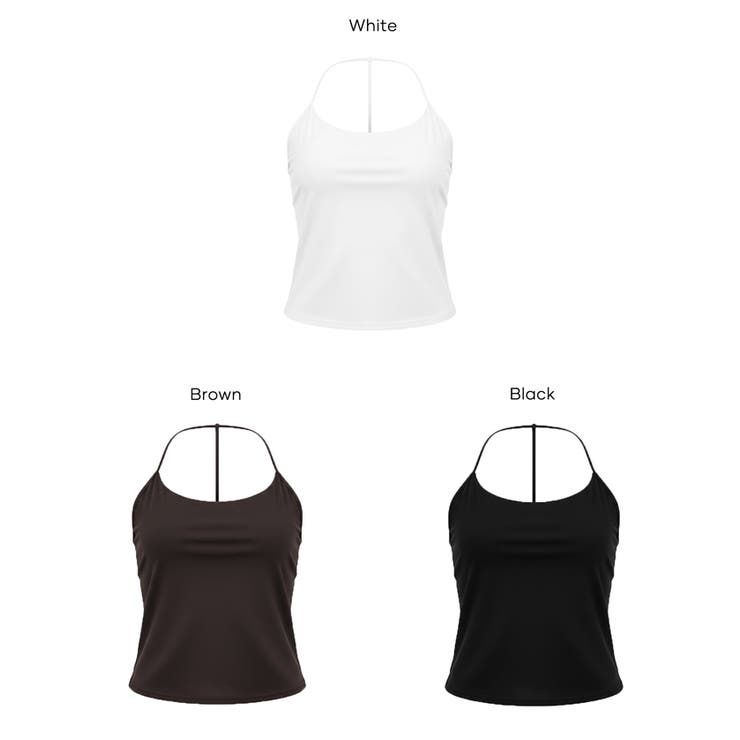 華奢ストラップで魅せる、クロスキャミソール【OUT BRA】 | coca | 詳細画像22 