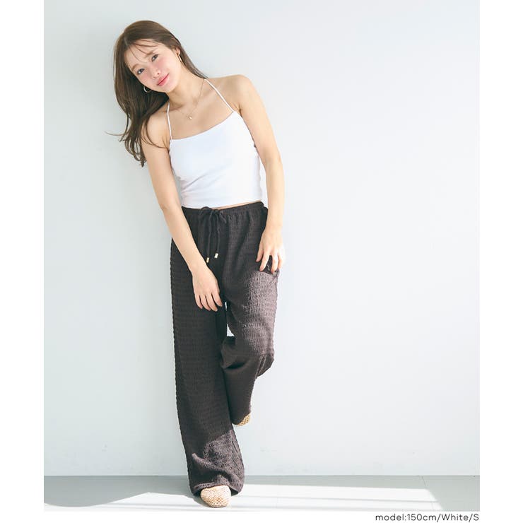 華奢ストラップで魅せる、クロスキャミソール【OUT BRA】 | coca | 詳細画像6 