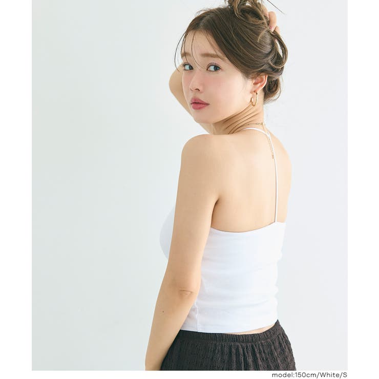 華奢ストラップで魅せる、クロスキャミソール【OUT BRA】 | coca | 詳細画像7 