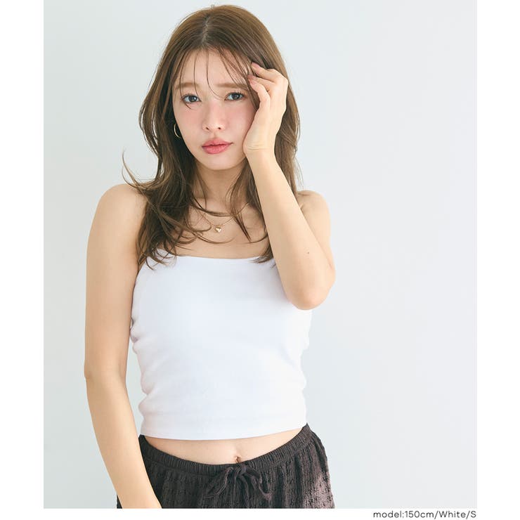 華奢ストラップで魅せる、クロスキャミソール【OUT BRA】 | coca | 詳細画像9 