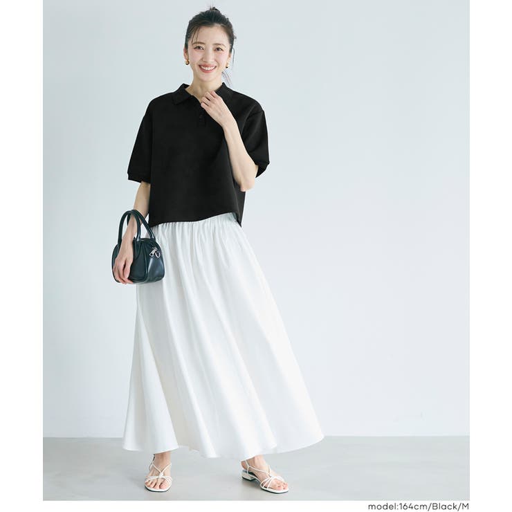 ソフトスウェット ポロトップス | coca | 詳細画像12 