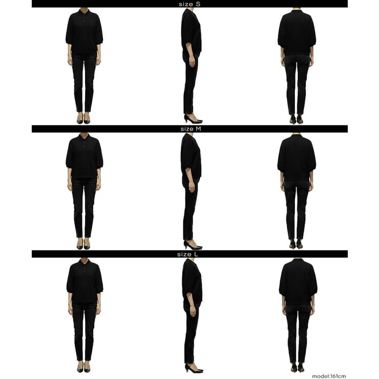 ソフトスウェット ポロトップス | coca | 詳細画像19 