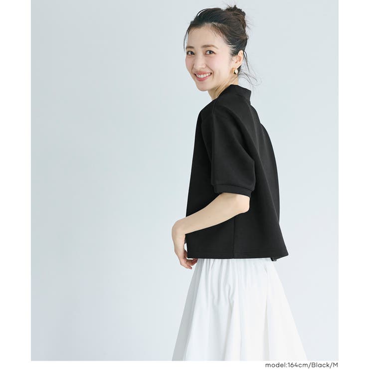 ソフトスウェット ポロトップス | coca | 詳細画像9 